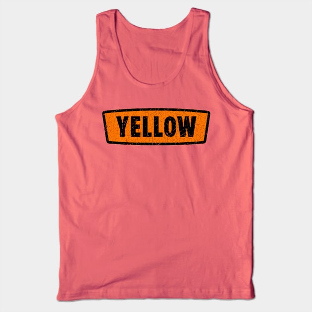 Yellow Trucks Usa Tank Top by Midcenturydave